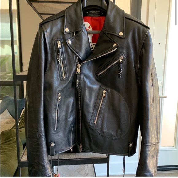 Alexander McQueen Other - ❤️SOLD❤️Alexander McQueen black leather men jacket